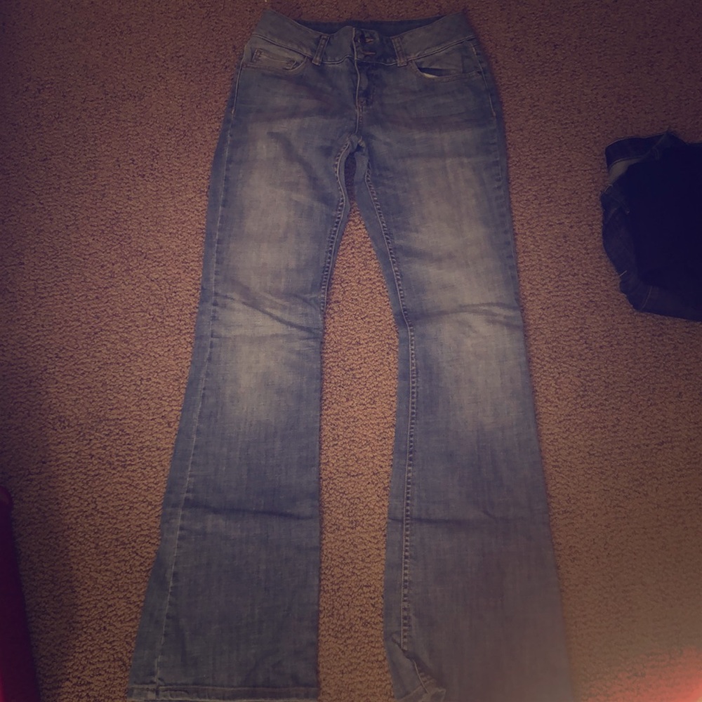 Wide leg jeans